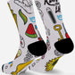 Run Your Life - Calcetines - Caña Media-Alta
