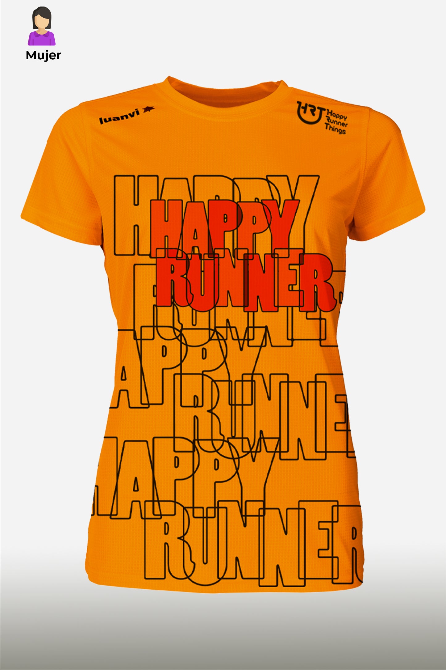 Happy Runner - Camiseta Técnica Mujer