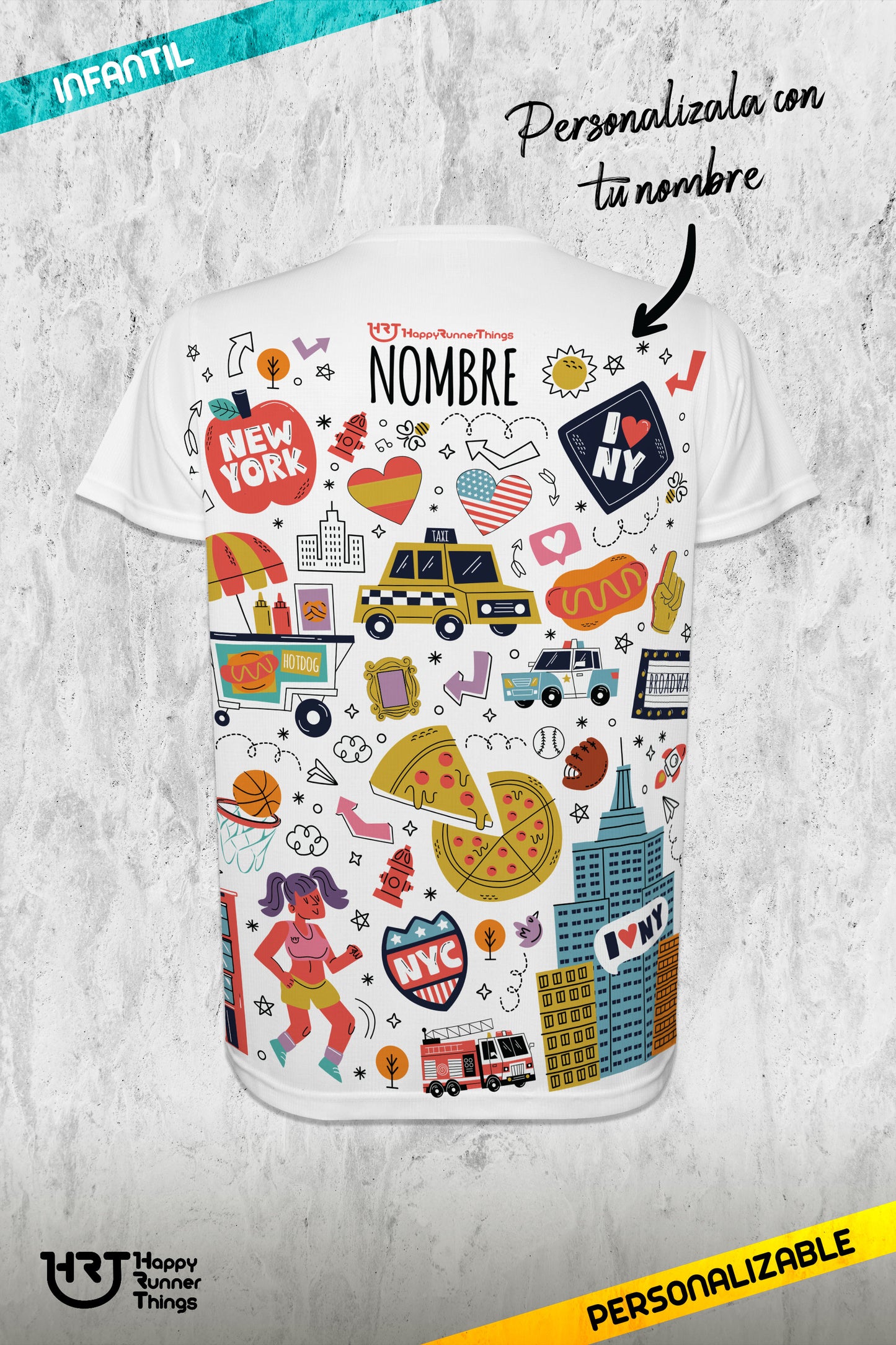 Places 2 Love - New York - Camiseta ECO Infantil - Manga Corta