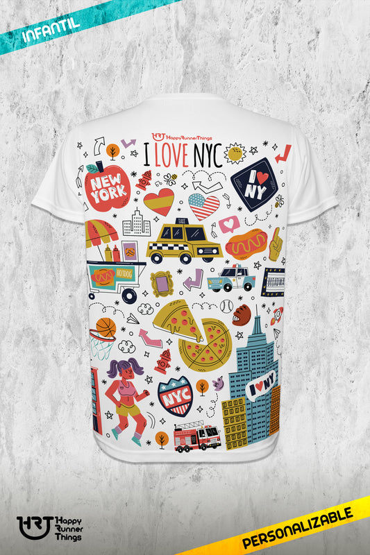 Places 2 Love - New York - Camiseta ECO Infantil - Manga Corta