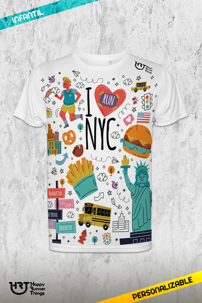 Places 2 Love - New York - Camiseta ECO Infantil - Manga Corta