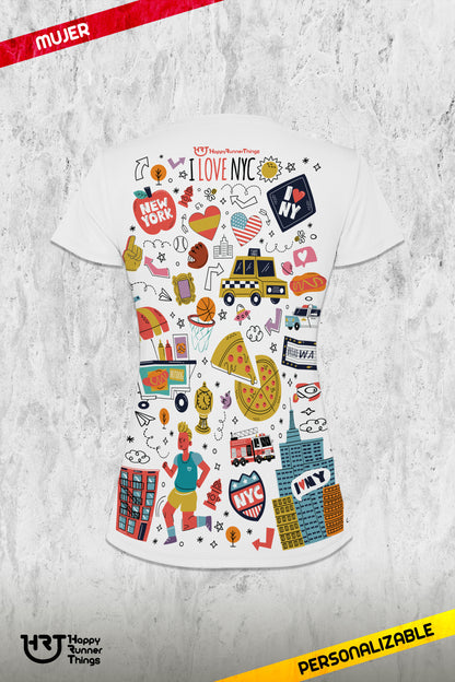 Places 2 Love - New York - Camiseta ECO Mujer - Manga Corta
