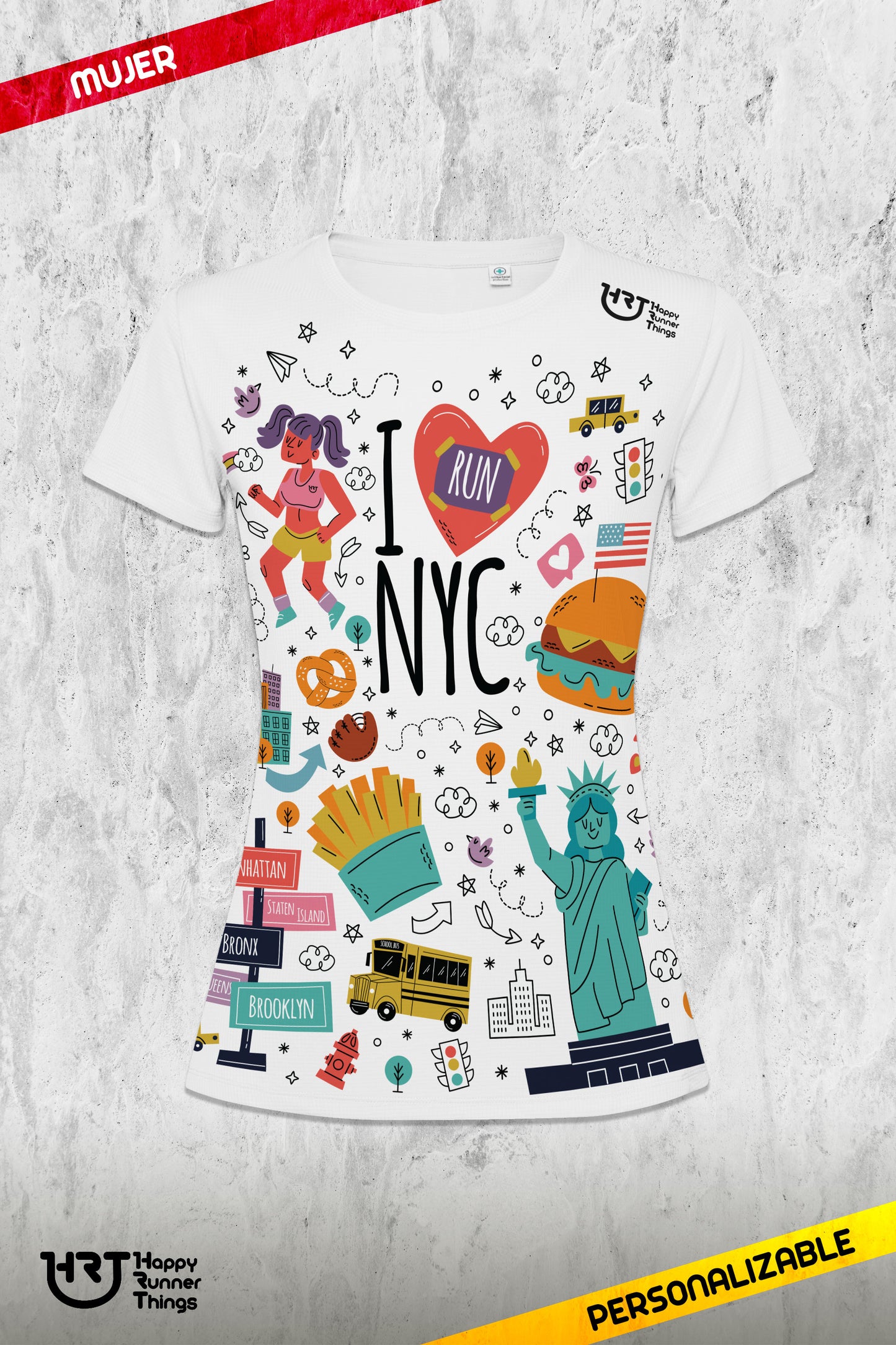 Places 2 Love - New York - Camiseta ECO Mujer - Manga Corta