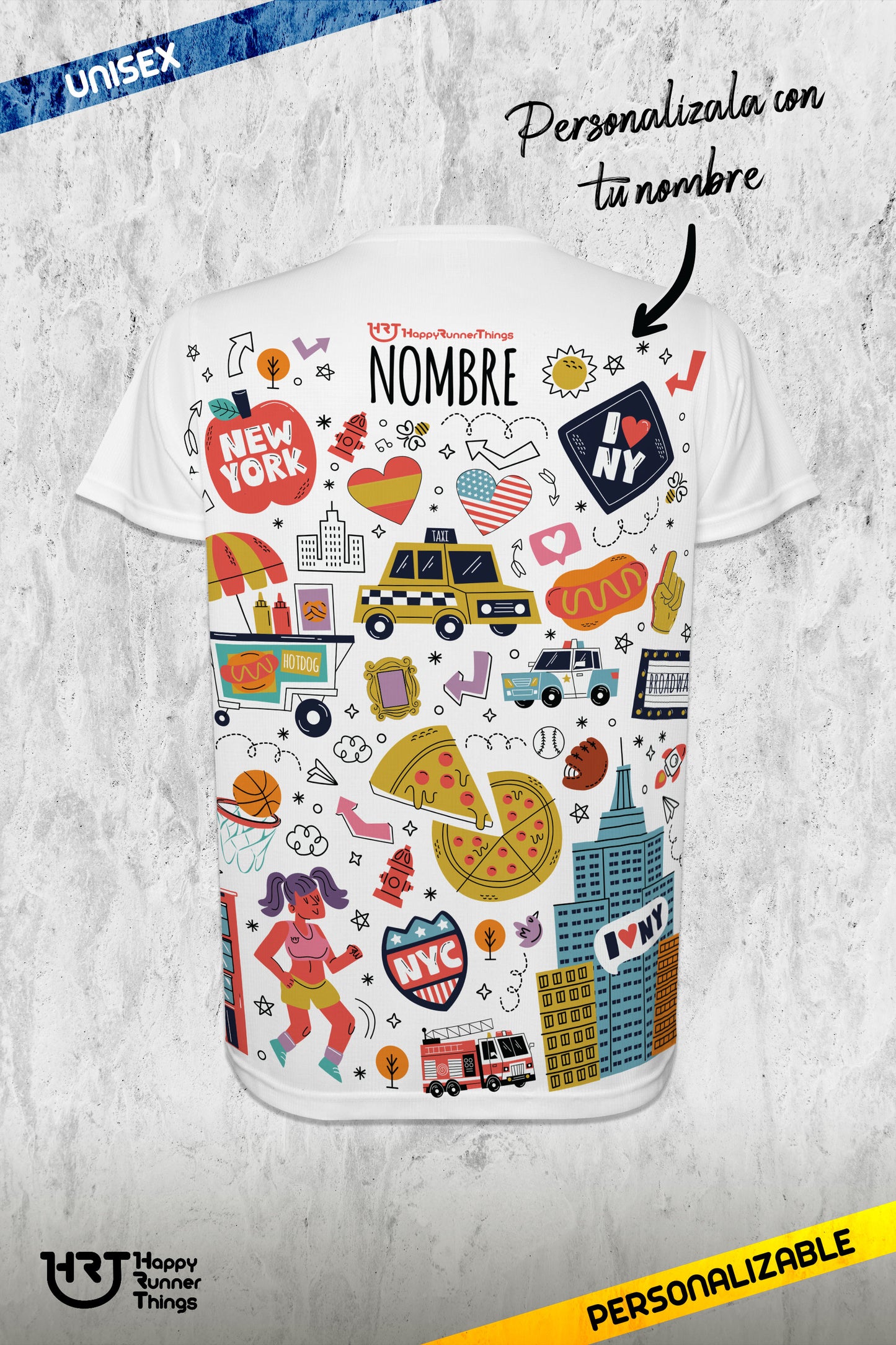 Places 2 Love - New York - Camiseta ECO Unisex - Manga Corta