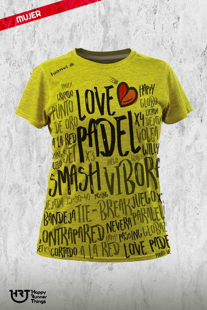 Love Padel - Camiseta Padel Mujer - Pistacho