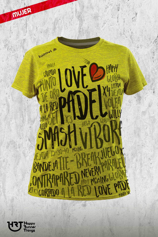 Love Padel - Camiseta Padel Mujer - Pistacho