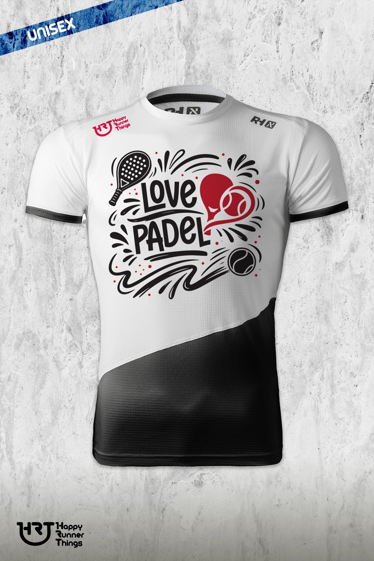 MENOS DRAMAS - Camiseta LOVE PADEL Unisex - Manga Corta
