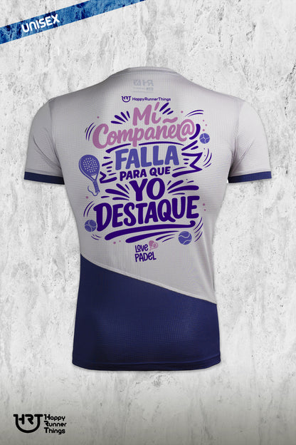 YO DESTACO - Camiseta LOVE PADEL Unisex - Manga Corta