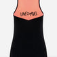 Love Padel - Pro - Camiseta Mujer - Black-Coral