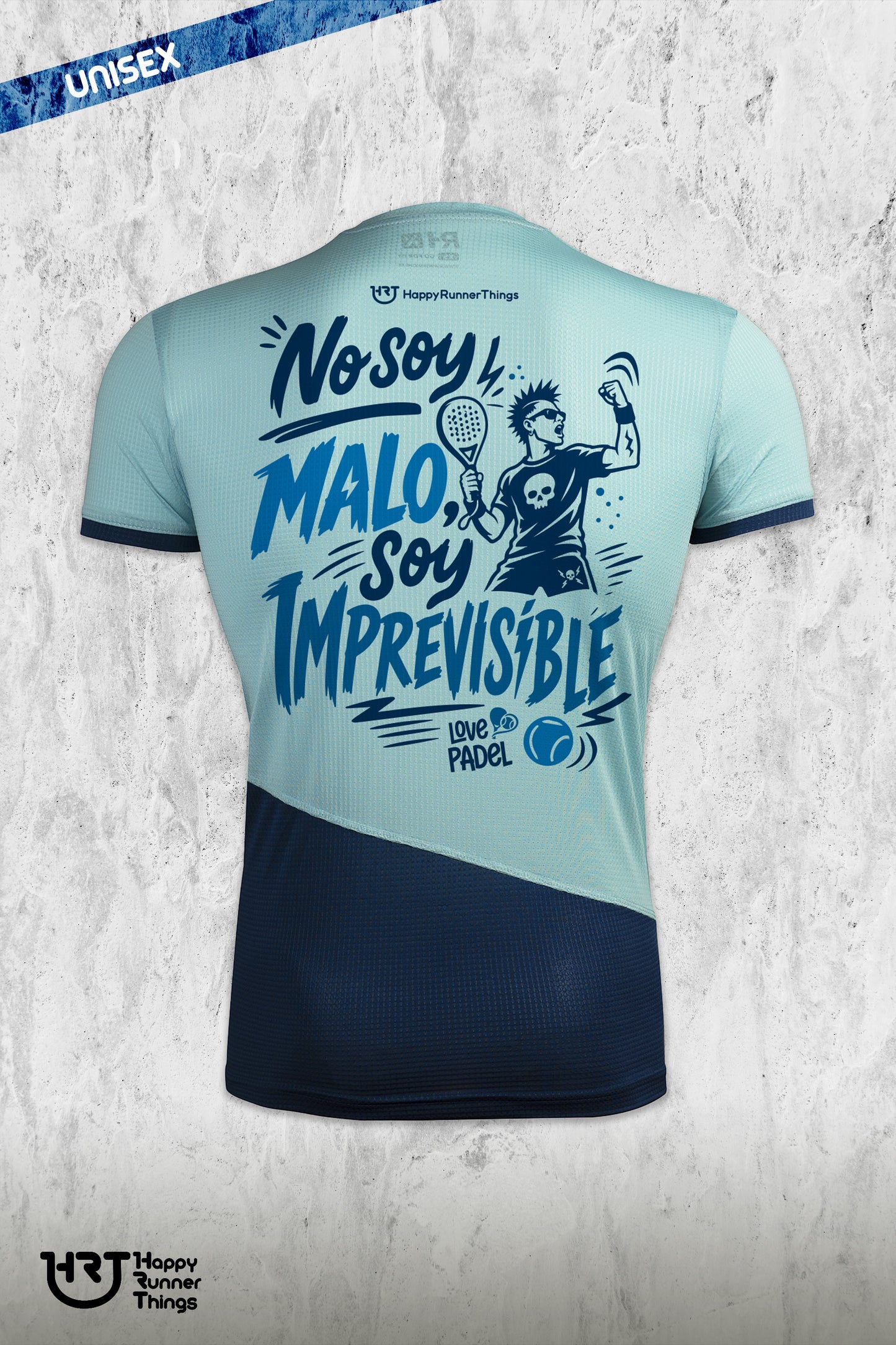 NO SOY MALO - Camiseta LOVE PADEL Unisex - Manga Corta