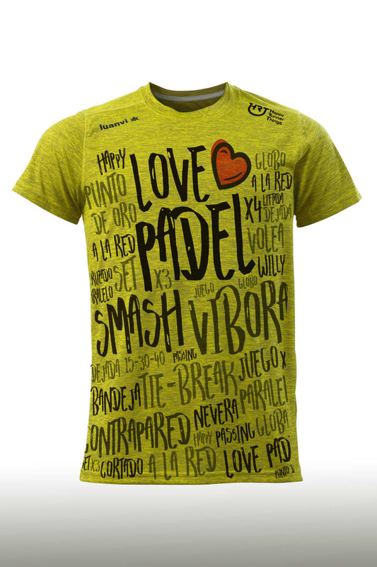 Love Padel - Camiseta Padel Unisex - Pistacho