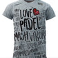 Love Padel - Camiseta Padel Unisex - Gris