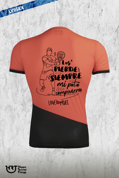 YO NUNCA PIERDO - Camiseta LOVE PADEL Unisex - Manga Corta