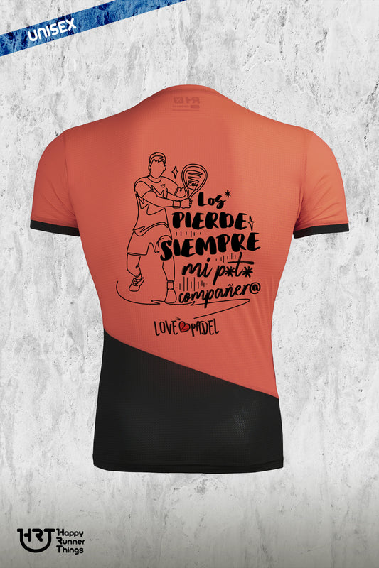 YO NUNCA PIERDO - Camiseta LOVE PADEL Unisex - Manga Corta