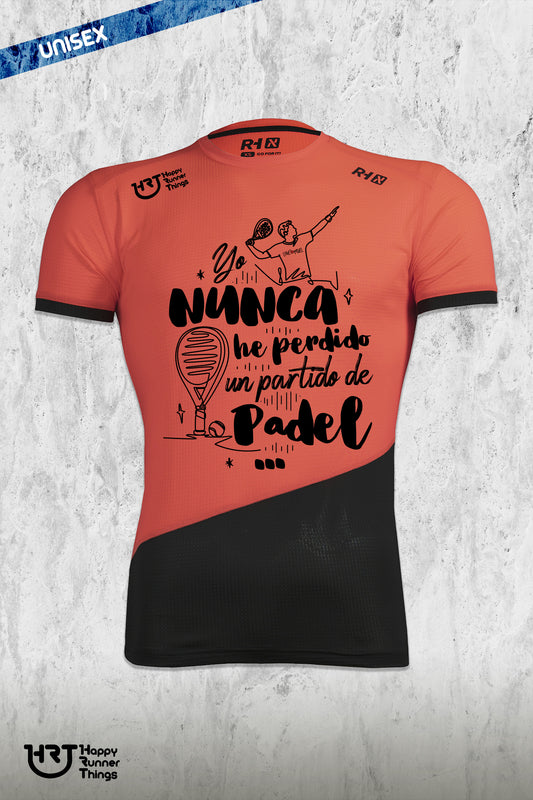 YO NUNCA PIERDO - Camiseta LOVE PADEL Unisex - Manga Corta