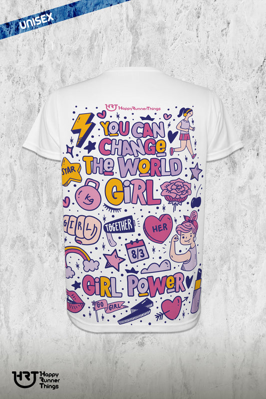 Girl Power - Camiseta ECO Running Unisex - Manga Corta