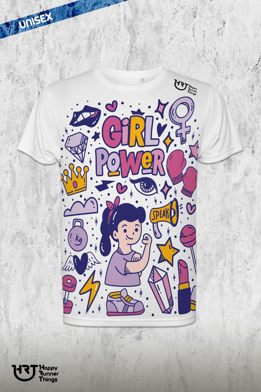 Girl Power - Camiseta ECO Running Unisex - Manga Corta