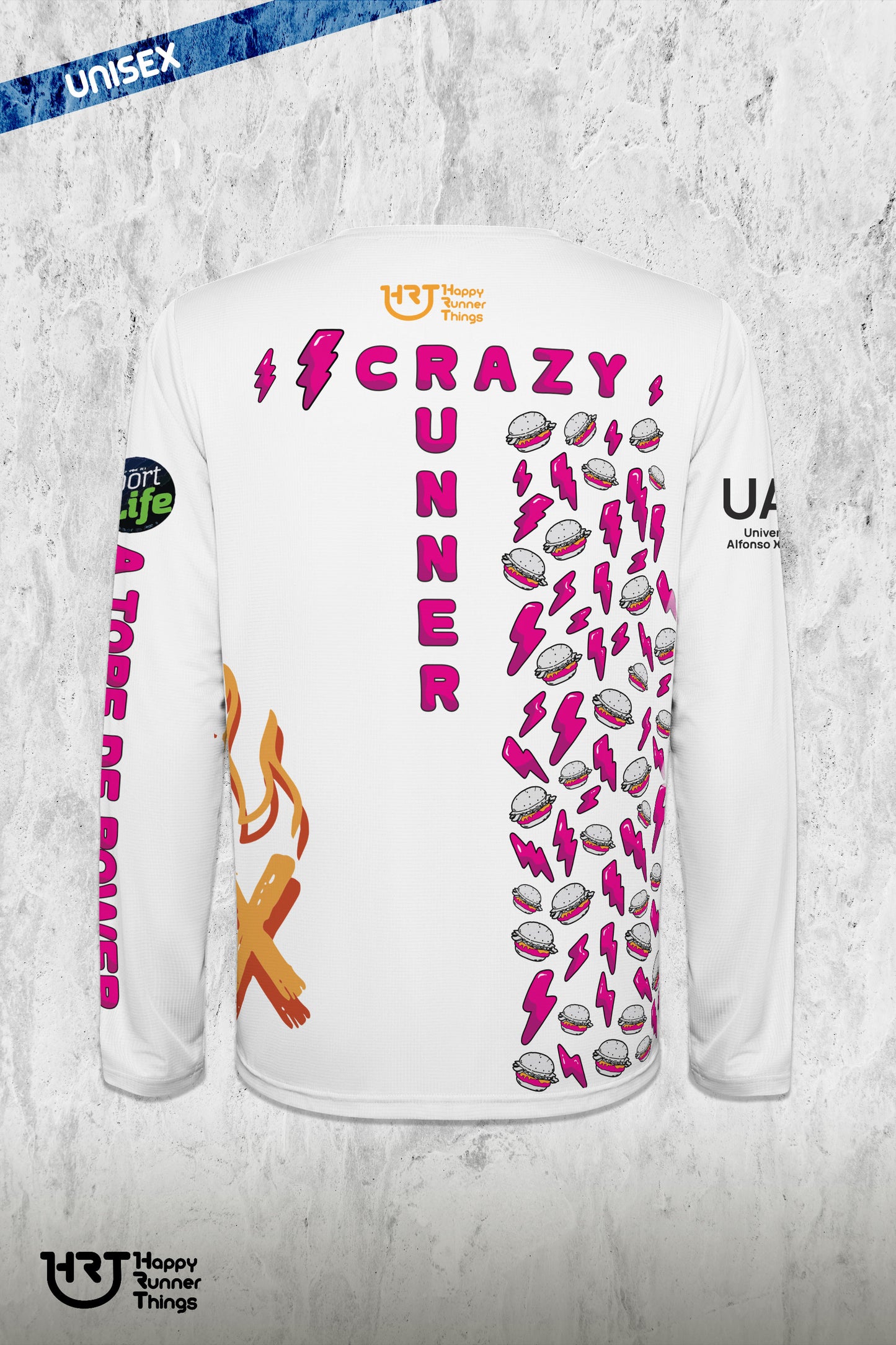 Crazy Run Club - 2026 - Camiseta ECO Running Unisex - Manga Larga