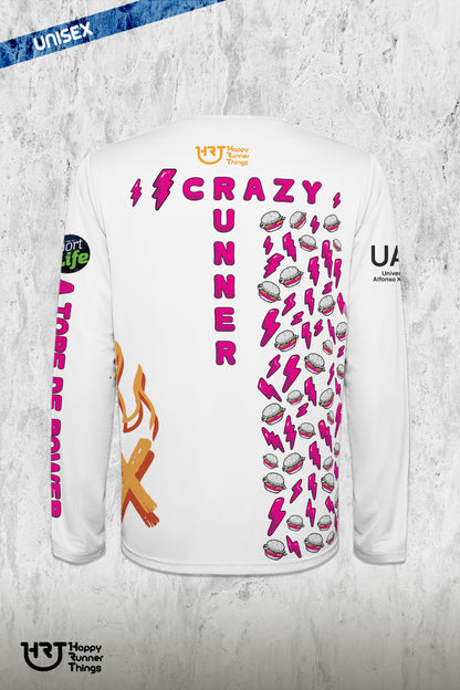 Crazy Run Club - 2026 - Camiseta ECO Running Unisex - Manga Larga