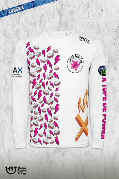 Crazy Run Club - 2026 - Camiseta ECO Running Unisex - Manga Larga