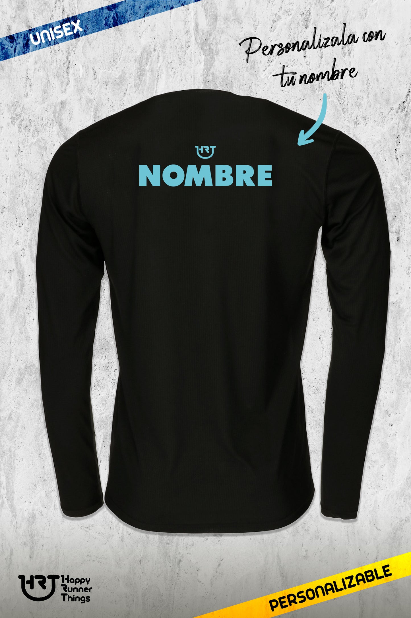 Just Be Happy - Camiseta Técnica Unisex - Manga Larga