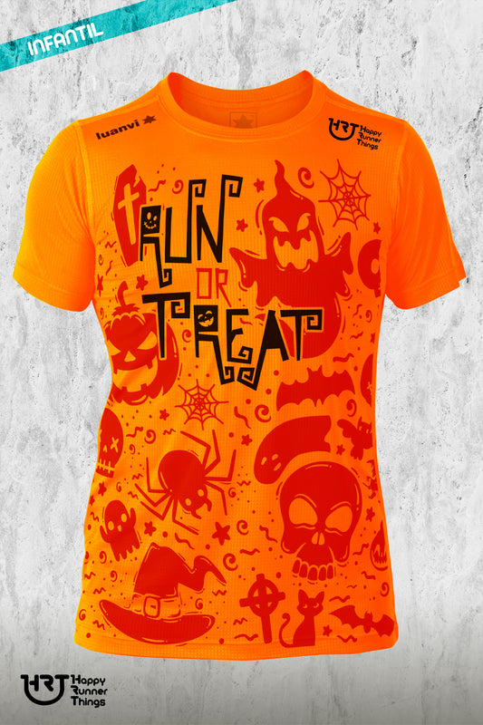 Run or Treat - Halloween - Camiseta Running Junior/Kids
