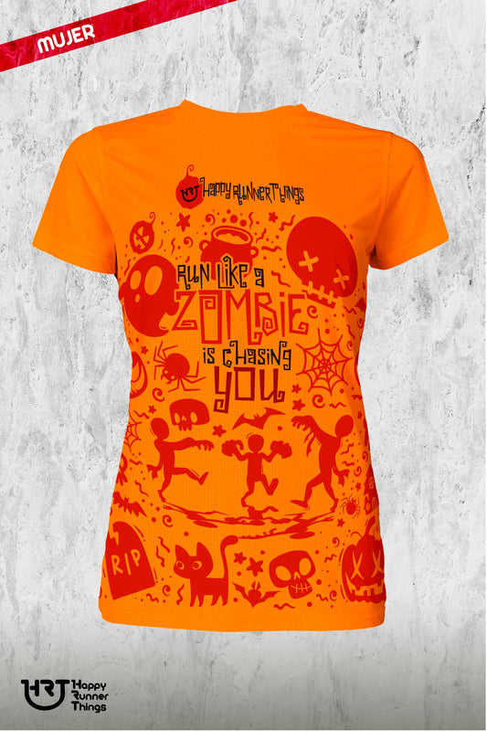 Run or Treat - Halloween - Camiseta Running Mujer