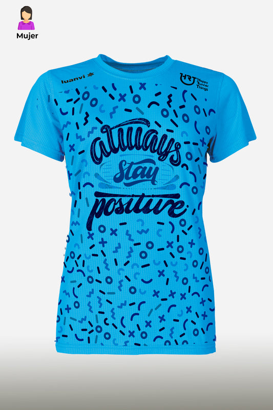 Always Positive - Camiseta Running Mujer