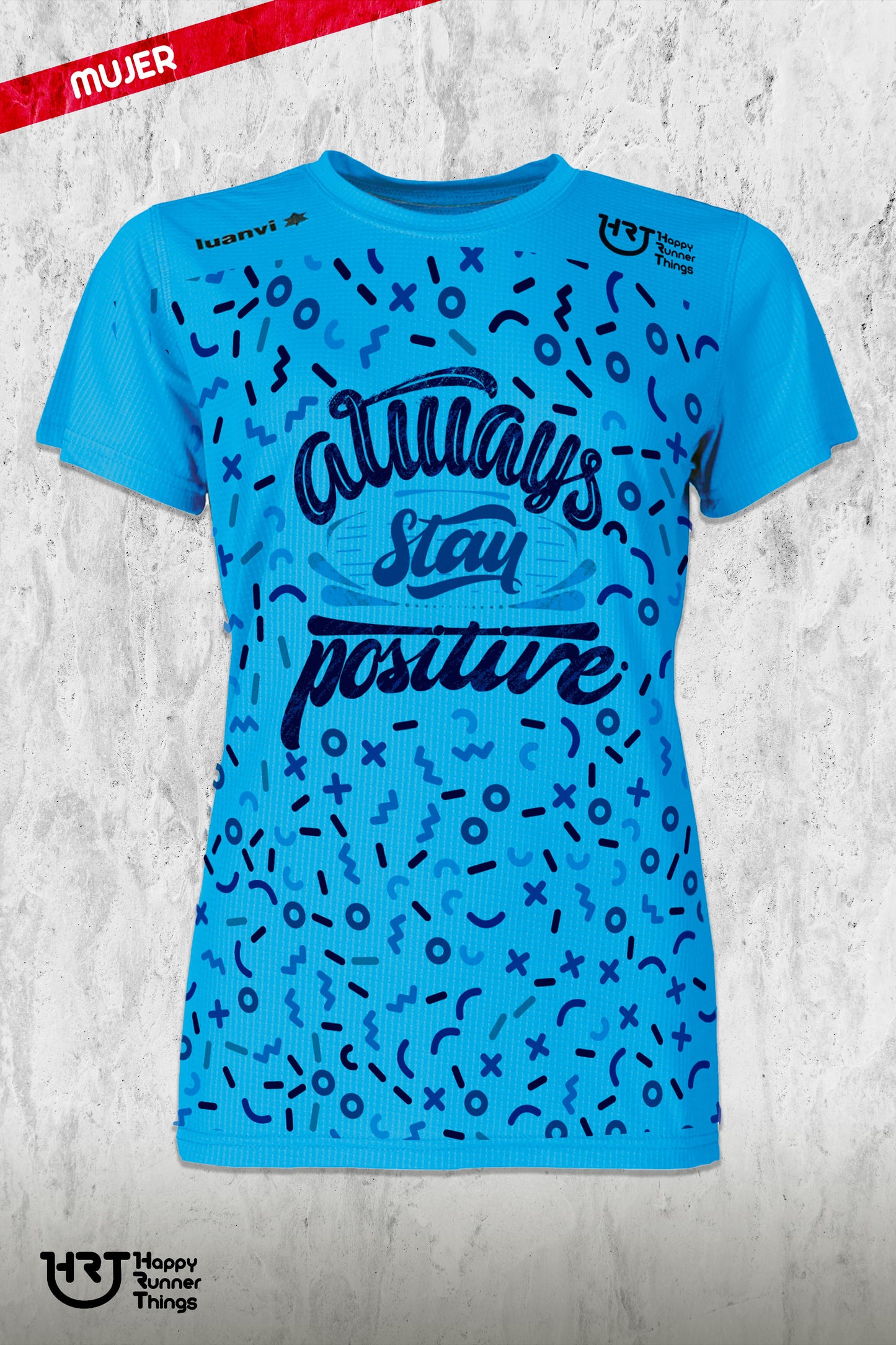 Always Positive - Camiseta Running Mujer