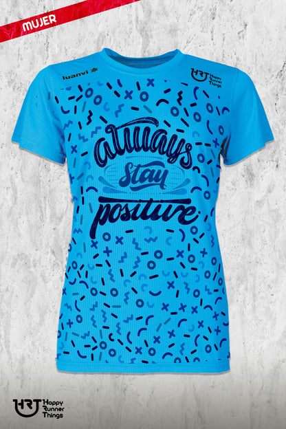 Always Positive - Camiseta Running Mujer
