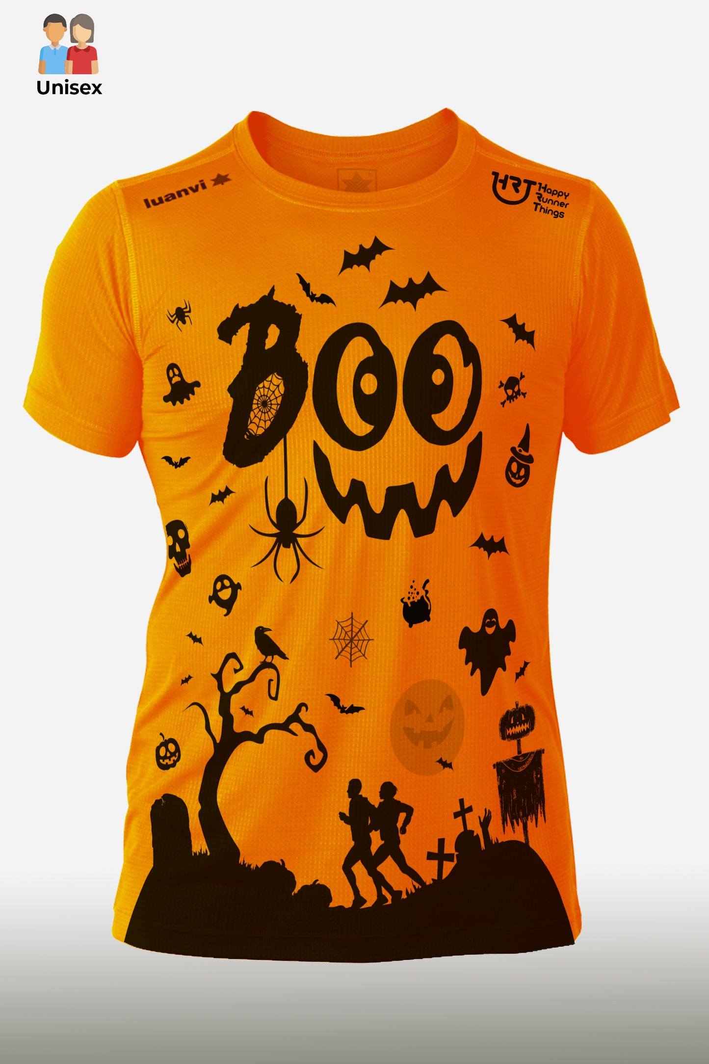 Boo/Halloween - Camiseta Running Unisex