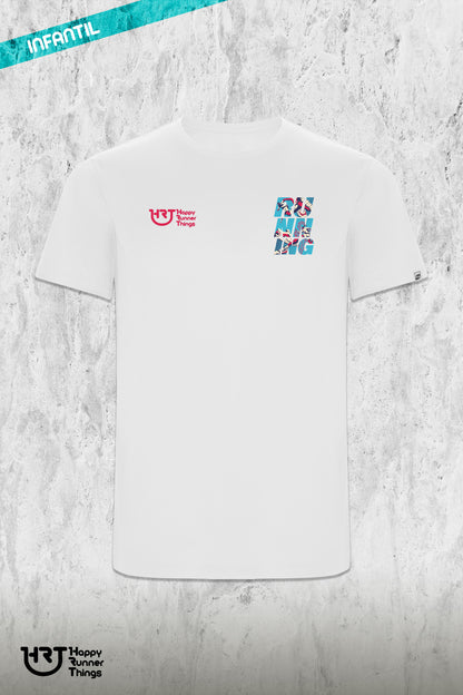 RU-NN-ING - Camiseta ECO Infantil - Manga Corta