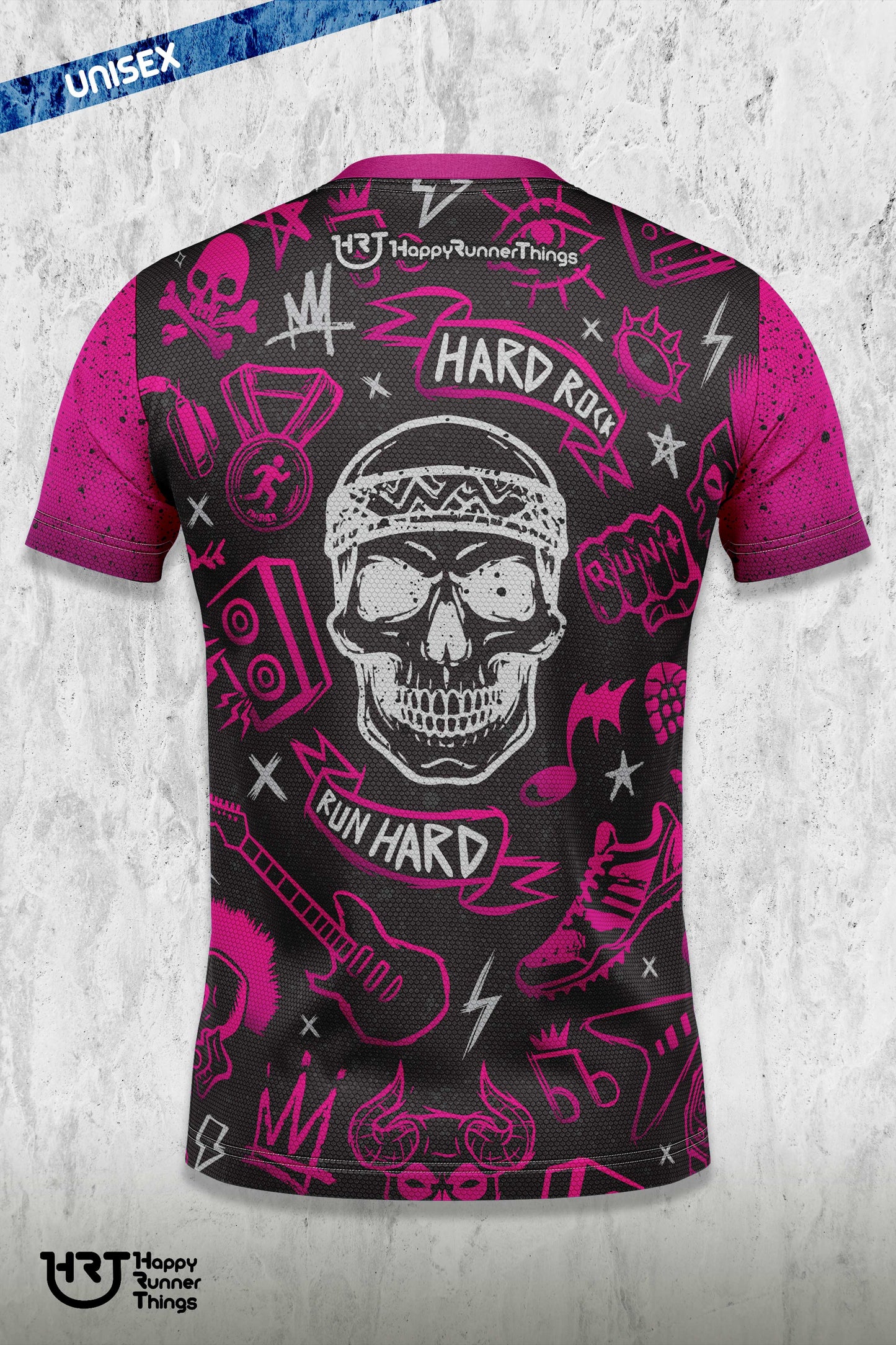 Rock & Run - Camiseta Técnica Unisex - Manga Corta - Lines PRO