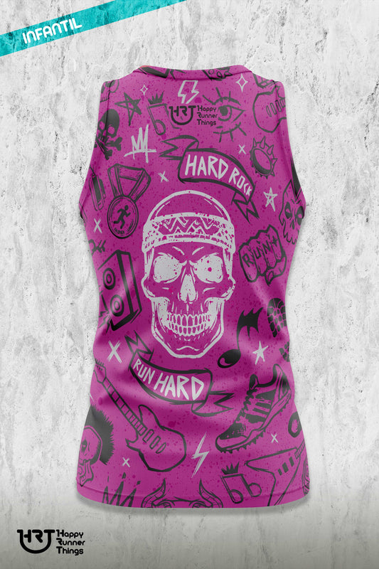 Rock & Run - Camiseta Técnica Infantil - Tirantes - Lines PRO