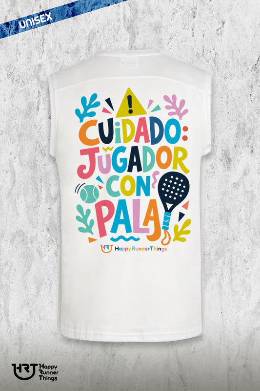 CUIDADO - Camiseta LOVE PADEL Unisex - Sin Mangas