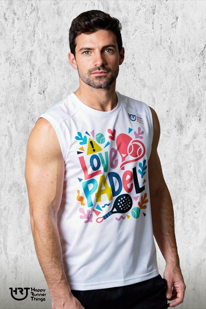 CUIDADO - Camiseta LOVE PADEL Unisex - Sin Mangas