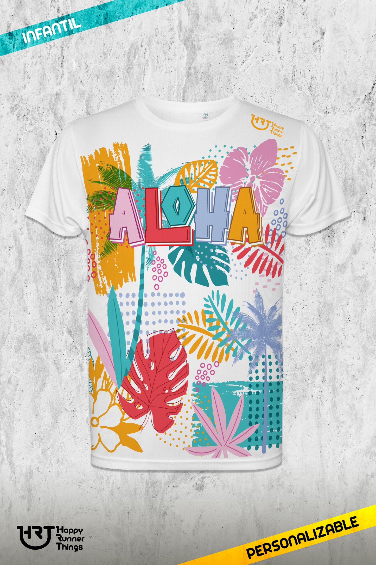 Aloha Runner - Camiseta ECO Infantil - Manga Corta
