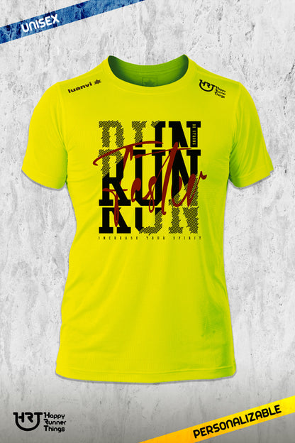 Run Faster - Camiseta Técnica Unisex
