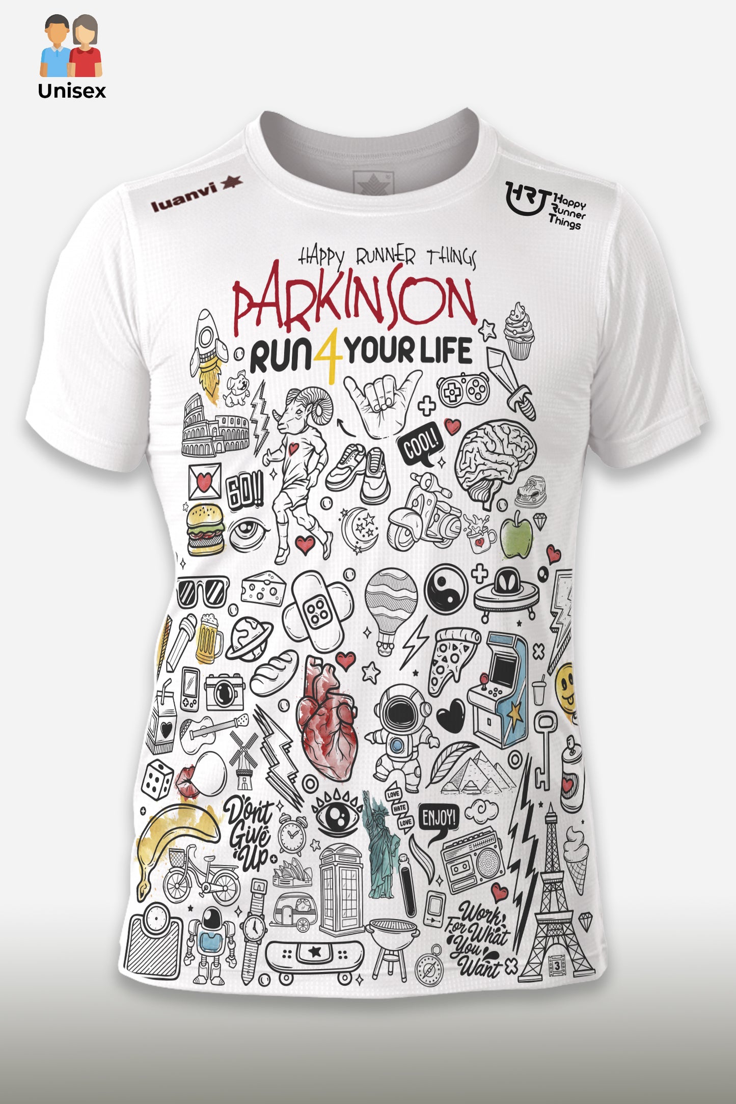 Párkinson R4YL - Camiseta Técnica Unisex