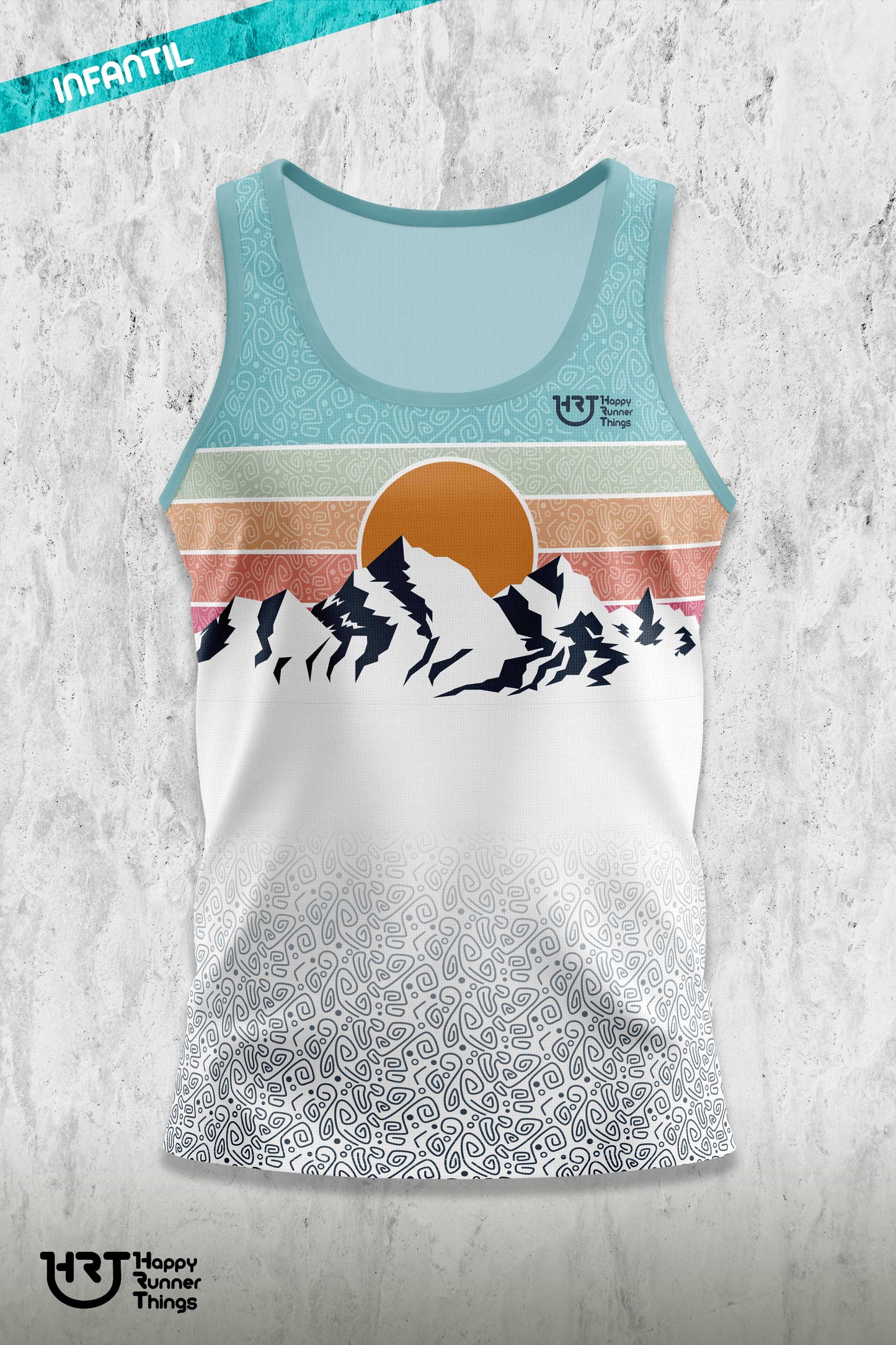 Mountains - Camiseta Técnica Kids - Tirantes