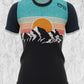 Mountains - Camiseta Técnica Mujer - Manga Corta