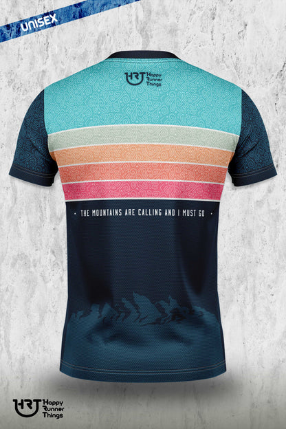 Mountains - Camiseta Técnica Unisex - Manga Corta