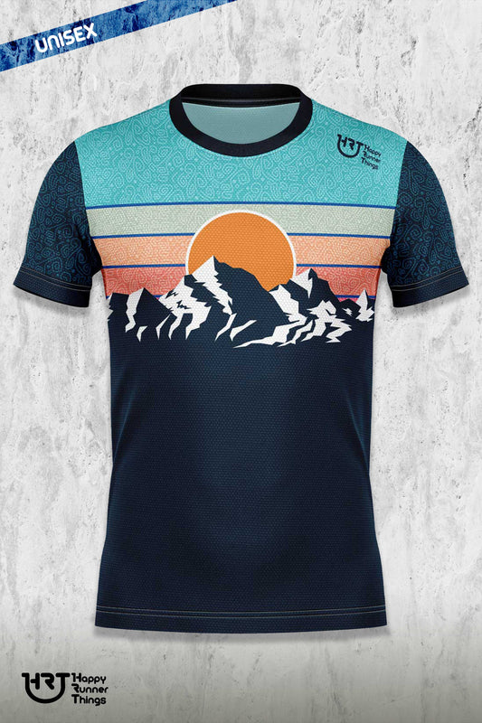 Mountains - Camiseta Técnica Unisex - Manga Corta