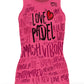 Love Padel - Camiseta Tirantes Mujer - Rosa