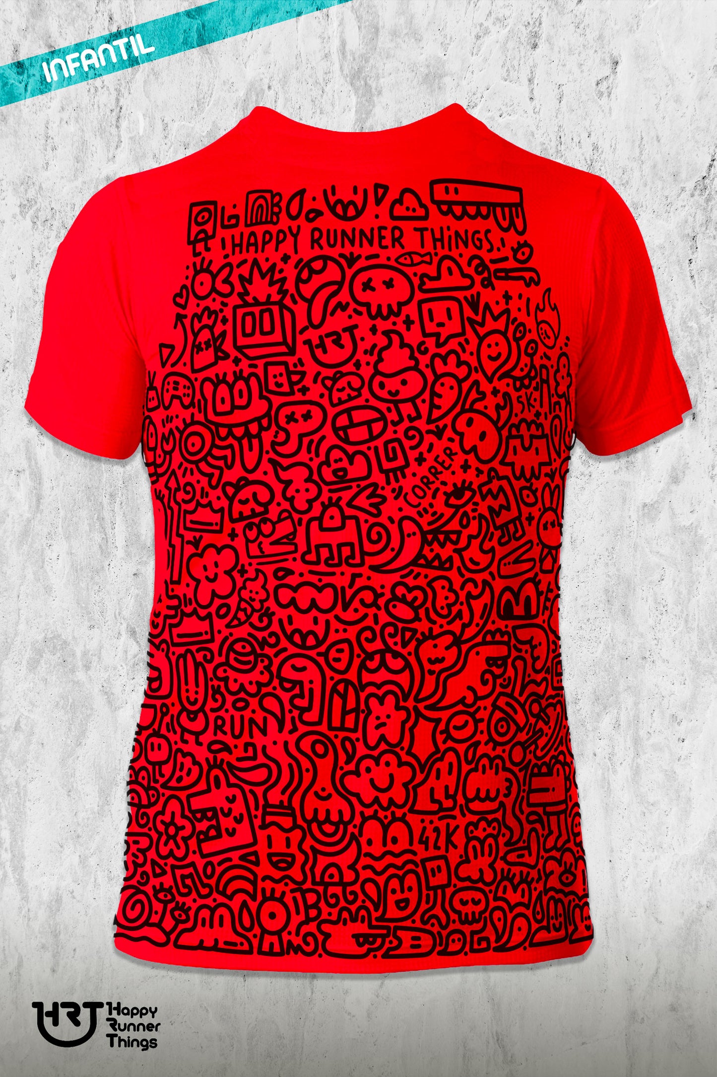 Doodles - Camiseta Running Junior/Kids