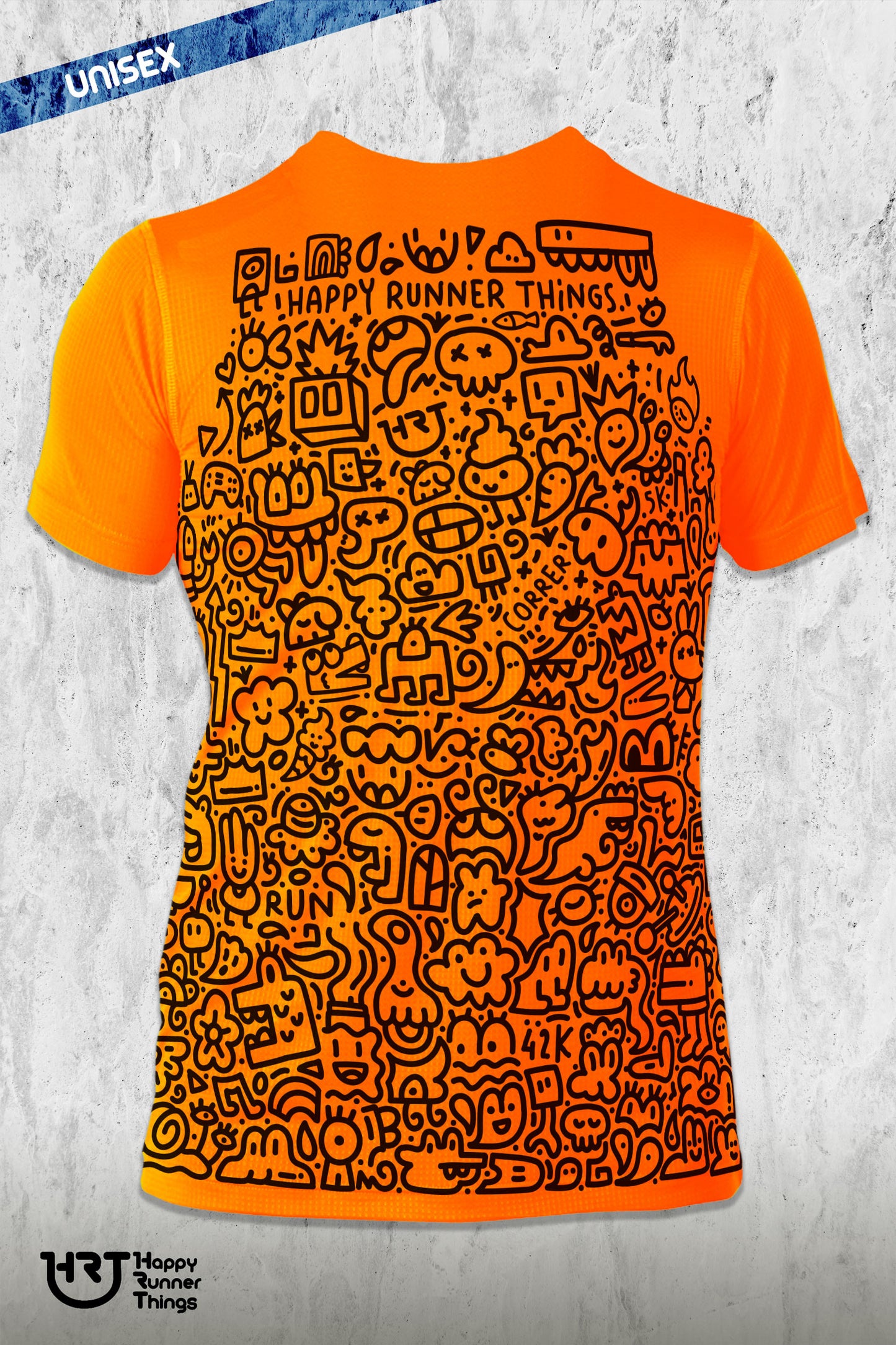 Doodles - Camiseta Running Unisex
