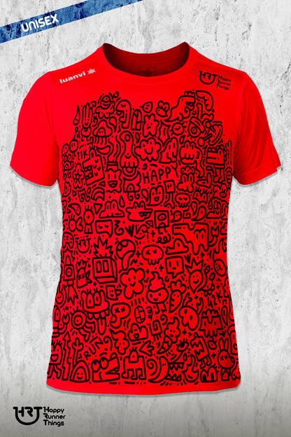 Doodles - Camiseta Running Unisex