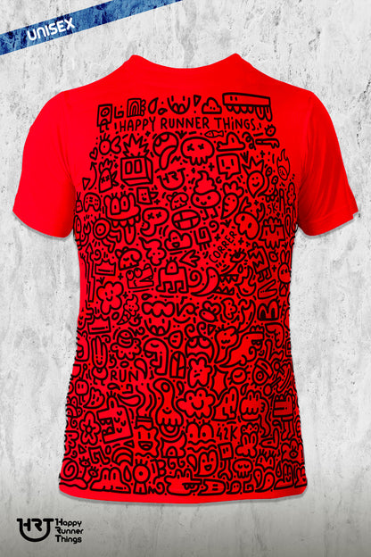 Doodles - Camiseta Running Unisex