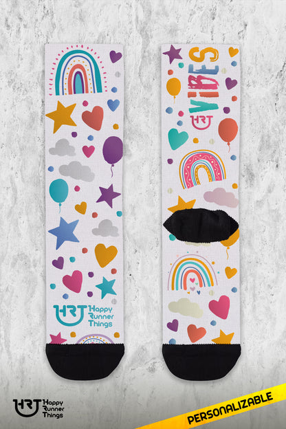 Good Vibes - Calcetines - Caña Media-Alta