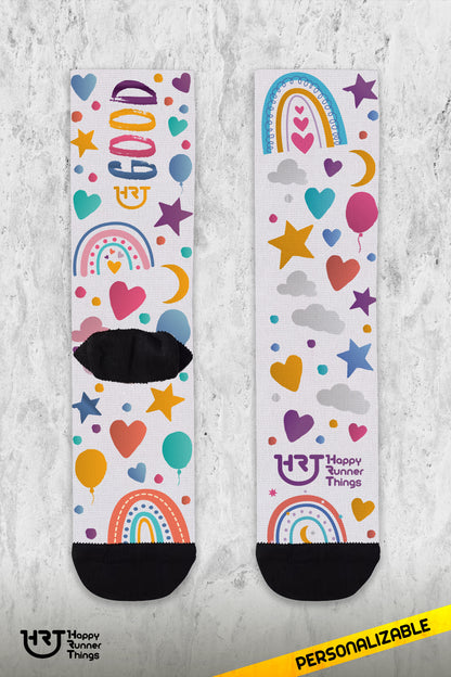 Good Vibes - Calcetines - Caña Media-Alta